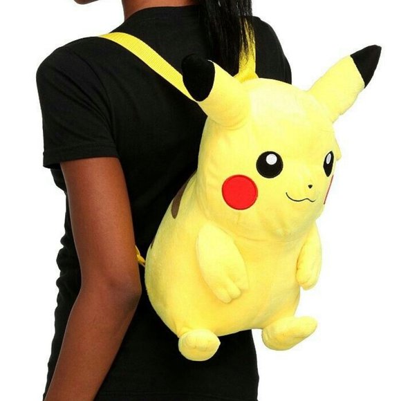 Handbags - Pikachu Plush Backpack
